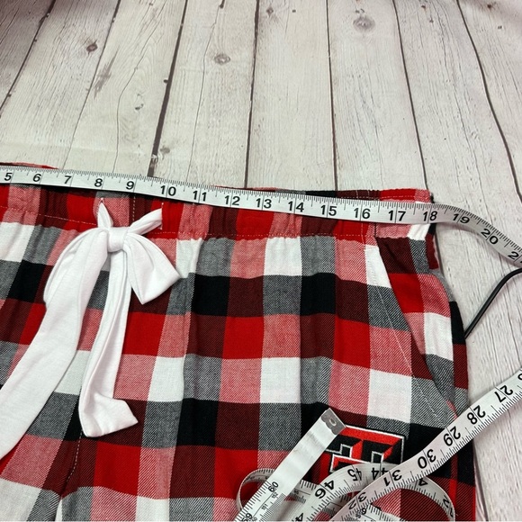 concepts sports sleepwear TTU texas tech red raiders Plaid Pajama Pants sz L - Picture 7 of 9